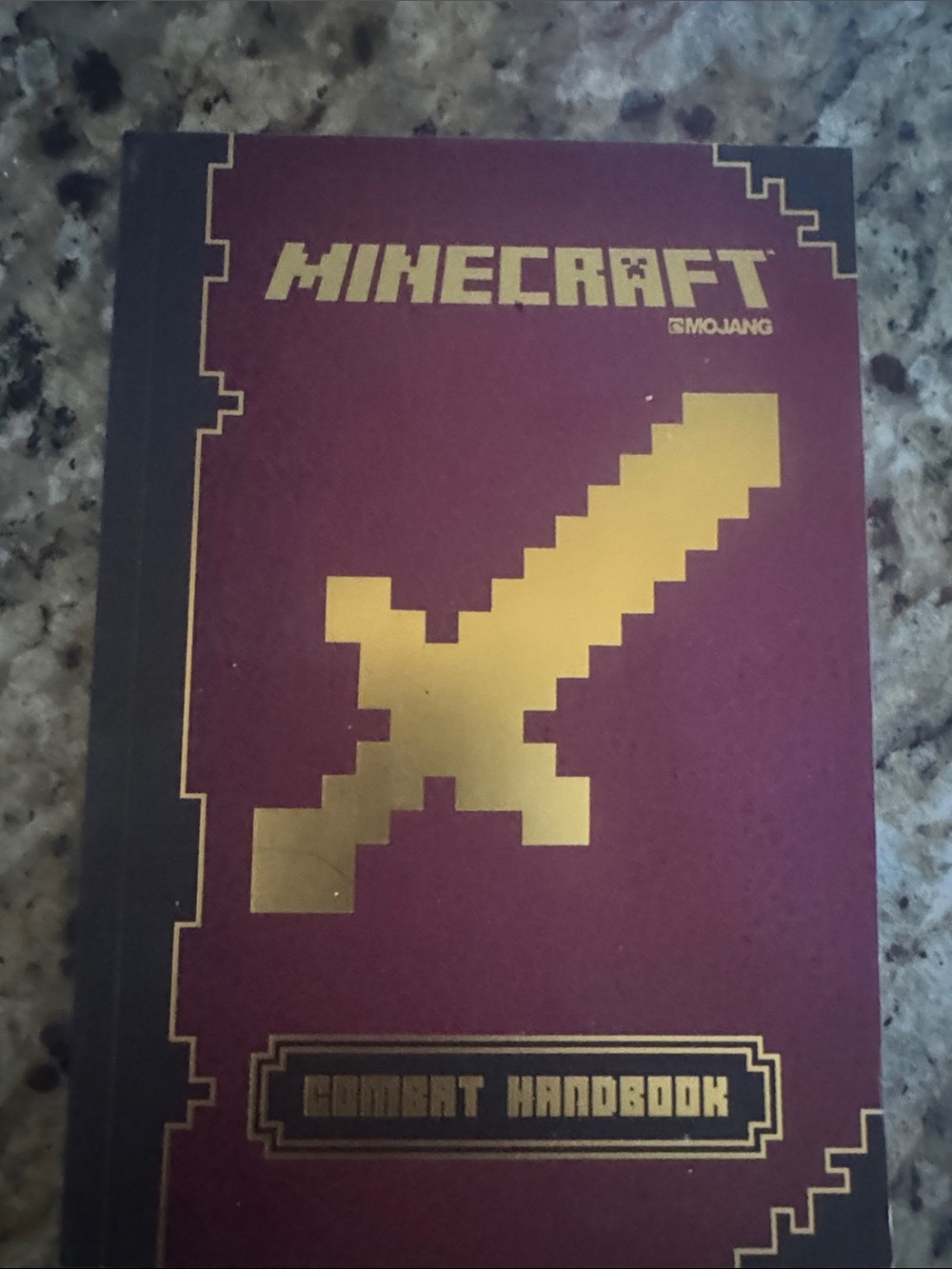 Minecraft Combat Handbook for Kids - Red and Gold